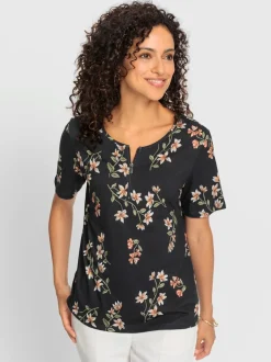 T-shirt à manches courtes 50% coton et 50% modal