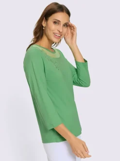 T-shirt à manches courtes 50% coton et 50% modal