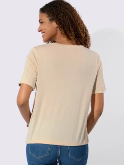 T-shirt à manches courtes 50% coton et 50% modal