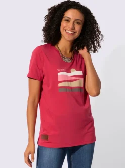 T-shirt à manches courtes 50% coton et 50% modal