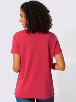 T-shirt à manches courtes 50% coton et 50% modal