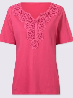 T-shirt à manches courtes 50% coton et 50% modal