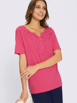 T-shirt à manches courtes 50% coton et 50% modal