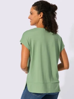 T-shirt à manches courtes coupe affinante