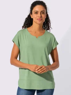 T-shirt à manches courtes coupe affinante