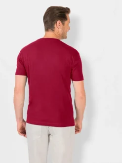 T-shirt à manches courtes empiècements contrastés