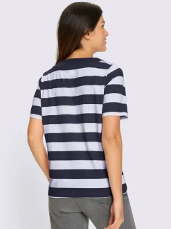 T-shirt à manches courtes imprimé brillant