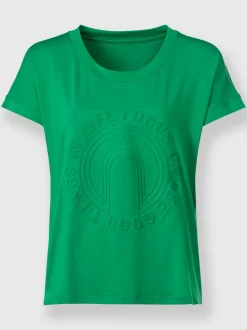 T-shirt à manches courtes imprimé à effet 3d