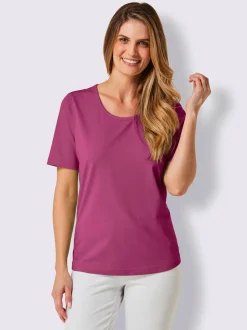 T shirt manches courtes jersey fin et coton extensible