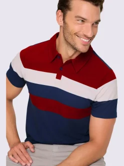 T-shirt à manches courtes larges rayures sportives