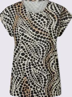 T-shirt à manches courtes mancherons tendance