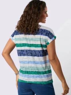T-shirt à manches courtes mancherons tendance