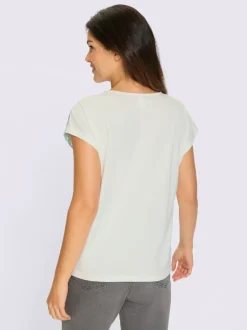T-shirt à manches courtes mancherons tendance