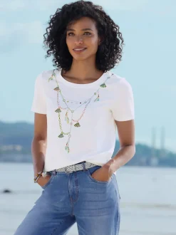 T-shirt à manches courtes motif imprimé