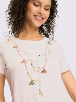 T-shirt à manches courtes motif imprimé