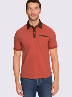 T-shirt à manches courtes motif structuré tendance