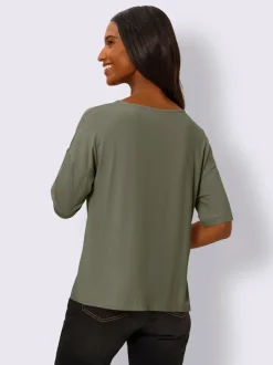 T-shirt à manches courtes nœud décoratif tendance