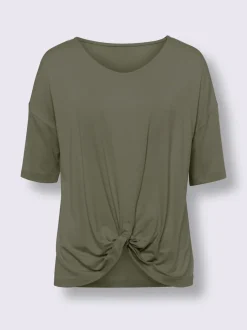 T-shirt à manches courtes nœud décoratif tendance
