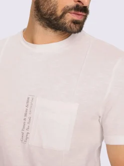 T-shirt à manches courtes poche poitrine
