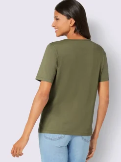 T-shirt à manches courtes superbe imprimé brillant
