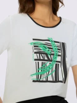 T-shirt à manches courtes viscose douce et fluide