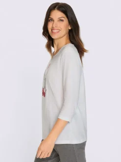 T-shirt à manches 3/4 imprimé
