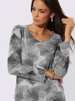 T-shirt à manches longues avec viscose (ecovero)