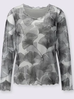 T-shirt à manches longues avec viscose (ecovero)