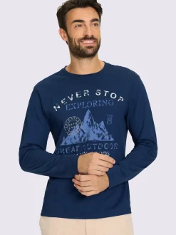 T-shirt à manches longues le compagnon moderne au quotidien