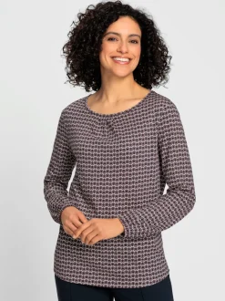 T-shirt à manches longues produit certifié ocs