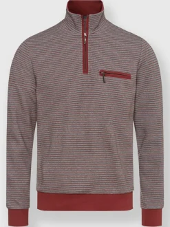 T-shirt à manches longues structure jacquard