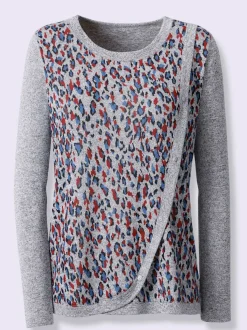 T-shirt à manches longues superbe motif