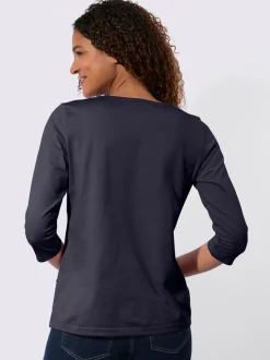 T-shirt à manches 3/4 pur coton