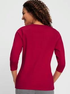 T-shirt à manches 3/4 qualité coton