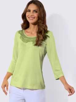 T-shirt à manches 3/4 viscose douce et fluide