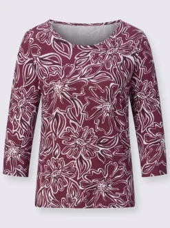 T-shirt à manches 3/4 95% viscose (ecovero)
