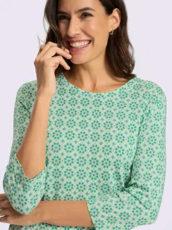 T-shirt à manches 3/4 95% viscose (ecovero)