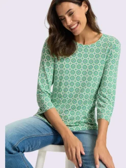 T-shirt à manches 3/4 95% viscose (ecovero)
