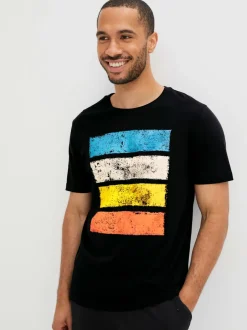 T-shirt motif imprimé devant