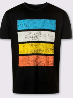 T-shirt motif imprimé devant