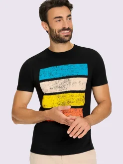 T-shirt motif imprimé devant