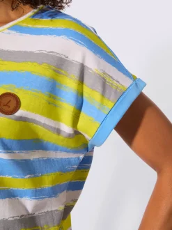 T-shirt rayé pur coton