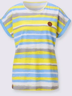 T-shirt rayé pur coton