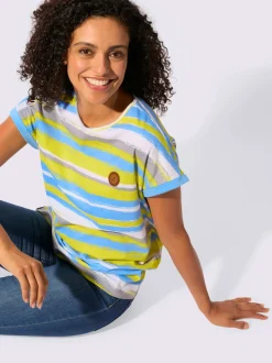 T-shirt rayé pur coton
