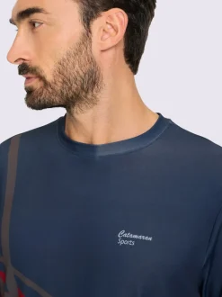 T-shirt technique jersey fin
