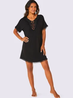 Tunique de plage jersey fin