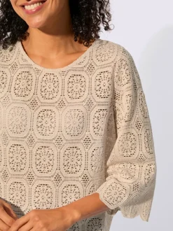Tunique en dentelle 80% coton