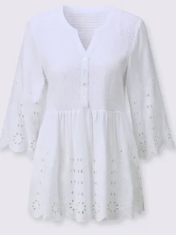 Tunique en dentelle pure viscose