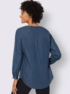 Tunique en jean pur coton