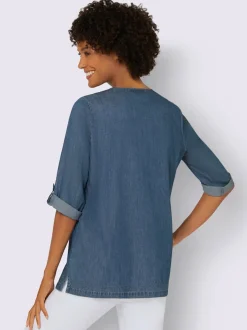 Tunique en jean pur coton